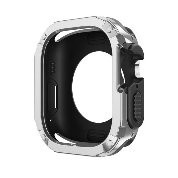 Armor Designed for Apple Watch Series 11/10 42mm Case, Durable Protective TPU Bumper Case (without Screen Protector) for Apple Watch Series 11/10 42mm - Silver
