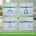 Multi-grip Lat Pull Down Bar Neutral Wide Cablehine Attachment ...