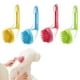 thumbnail image 1 of Cepillo de champú de peine de pelo de mango largo | Masajeador de cuero cabelludo para mascotas y humanos | Dispensador de líquidos | Cerdas finas y suaves | Uso en seco y húmedo | Herramienta de, 1 of 4