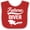 Red and White, variant on Inktastic Future Diver Scuba Diving Boys or Girls Baby Bib
