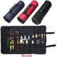 thumbnail image 3 of ZHAOCHENG Bolsa organizadora enrollable de herramientas con 22 bolsillos, impermeable, de tela Oxford, bolsa de almacenamiento plegable con asa portátil para alicates y llaves, 3 of 5