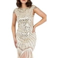 thumbnail image 3 of Wehilion Evelyn Flapper Dress | Great Gatsby 1920's Themed Dresses for Women | Cocktail Party Dress | Vintage Sequin Dress, 3 of 9