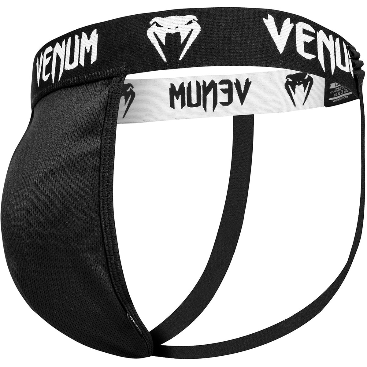 Venum Competitor Titanium Series Groin Guard and Support - XL - Black/Silver