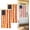 2pcs, variant on Lighted Rustic American Flag Hanging Banner, Pole Not Included, Lighted Porch Banner for Outside