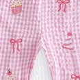 thumbnail image 6 of Toddler Baby Girl Outfit Overalls Colorful Romper Cute 6 12 18 Months 1T 2T 3T 4T 5T Bell Bottoms Suspender Jumpsuit Pants One-Piece Outift Gibobby,4-5 Years,Red, 6 of 7