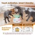 thumbnail image 6 of Cat Toys 3in1 Automatic Interactive Kitten Toy, Fluttering Butterfly, Moving Ambush Feather, Track Balls, Dual Power Supplies, USB Powered, Indoor Exercise Kicker (Bright White), 6 of 6
