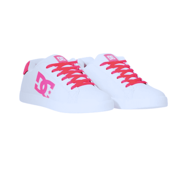 TENIS DC GAVALER BCO ROSA