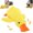 Yellow, variant on Duck and Swan Cat Toy, Yellow Duck Cat Toy for Pet, Quacking Duck ChewToy for Dogs, Emotional Support Duck for Dogs&Cats, Interactive CatToy for Indoor Cats Exercise