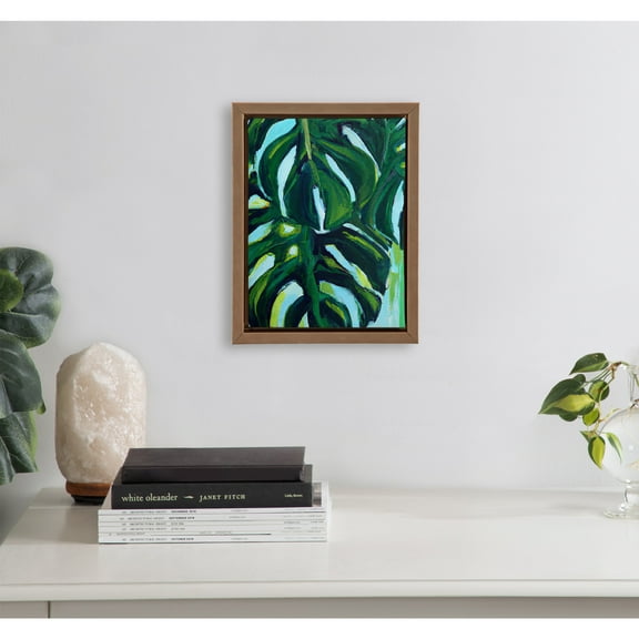 Kate and Laurel Sylvie Blank Framed Canvas Wall Art, 8x10 Gold, Modern Empty Canvas for Paint-Your-Own Art, Ready to Paint Premium Canvas Already Framed