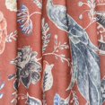 thumbnail image 4 of Fabric Mart Direct Lovely Peacocks Printed Cotton Fabric By The Yard, 2 Continuous Yards Rust Orange Printed Cotton Fabric, Upholstery Fabric for Curtain/Drapery/Couch/Sofa, 4 of 7