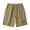 Khaki, variant on CHGBMOK Men's Cargo Shorts Casual Drawstring Shorts Summer Beach Stretch Golf Shorts with Pockets