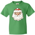 thumbnail image 3 of Inktastic Cute Santa Claus Face Youth T-Shirt, 3 of 5