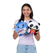 SNACKLES 8 inch Snackle (Panda Express) Andy the Panda, Ultra Soft Collectible Plush Toy by ZURU