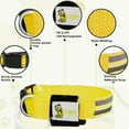 thumbnail image 4 of DOGGYLOVE LED Dog Collar – Lighted Collars for All Pets – USB Rechargeable Dog Collar for Pet Night Walking – Adjustable Light Up Dog Collar with Super Bright Safety - For Male/Female Dog (XS, Yellow), 4 of 7