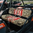 thumbnail image 3 of ZIATUBLES 2-Pack Waterproof UTV Seat Covers for Kawasaki Mule (2001-2023, 2025), Scratch Wear Resistance Front Seat Protective Set with Easy Installation, Deer Flag Camo Hunting Forest Print, 3 of 8