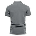 thumbnail image 4 of Lumivie Workout Muscle Shirts For Men Gym Summer Tops For Men 2025 Dressy Short Sleeve Tshirts Shirts For Men Graphic Pack Mens Blouses Short Sleeve Peplum T Shirts For Men Cotton V Neck, 4 of 5