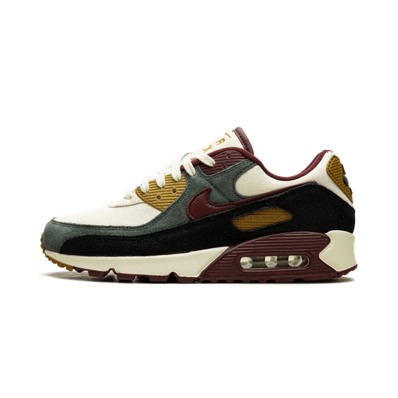 NIKE MENS AIR MAX 90 PRM "Coconut Milk / Green / Bronze" HQ3609 113 from Stadium Goods