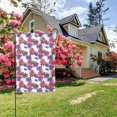 thumbnail image 3 of Zufioo Peonies Print Double Sided Garden Flag, Outdoor Decorative Flag, Garden Yard Flag, Ideal Home Decoration-12.5"x18", 3 of 9