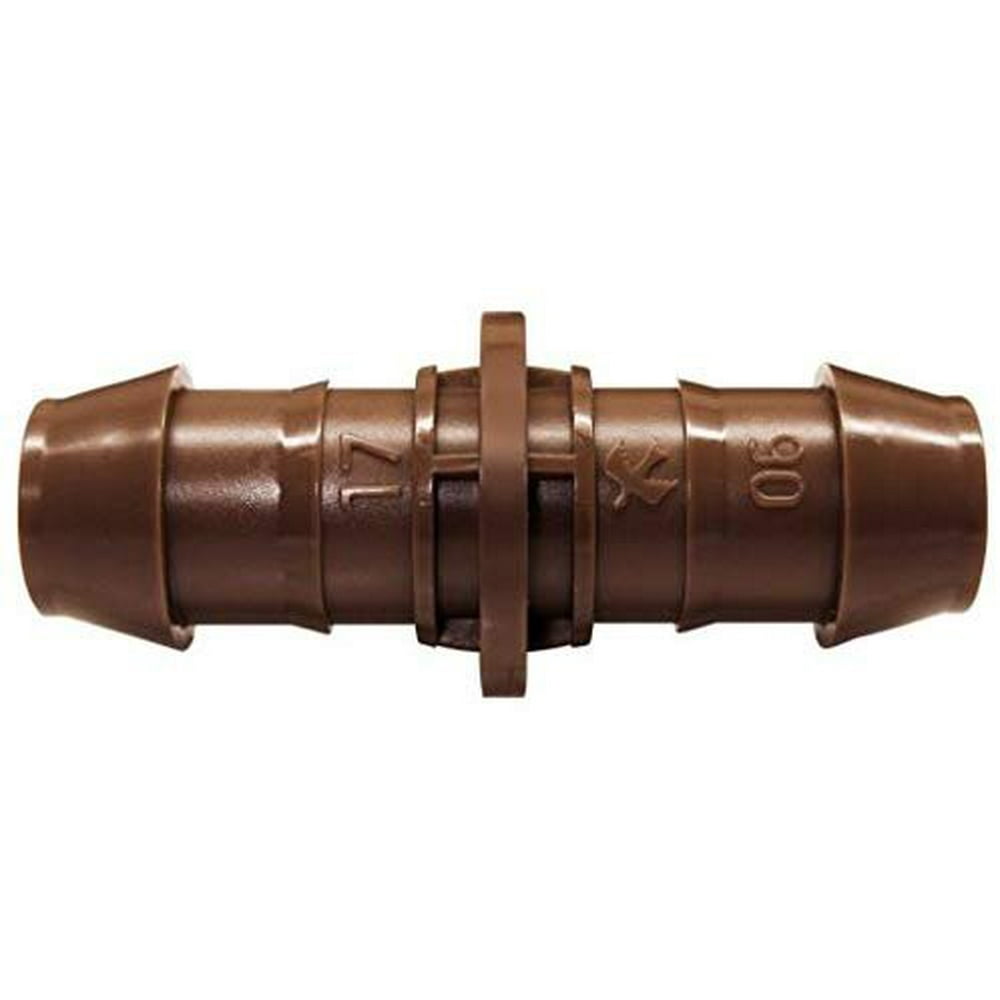 Rain Bird BC50/5PK Drip Irrigation 1/2" Barbed Coupling Fitting, 5Pack