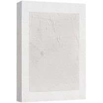 wall26 Canvas Print Wall Art Pastel Gray White Geometric Duotone Block Abstract Shapes Illustrations Modern Art Decorative Minimal Relax/Calm Zen for Living Room, Bedroom, Office - 24x36 inches