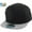Black/Light Gray, variant on Junior Size Cotton Baseball Cap Adjustable Hat