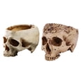 thumbnail image 1 of Resina Cráneo Bar Prop Flor Contenedor Jardín Bonsai Pot 2pcs, 1 of 9