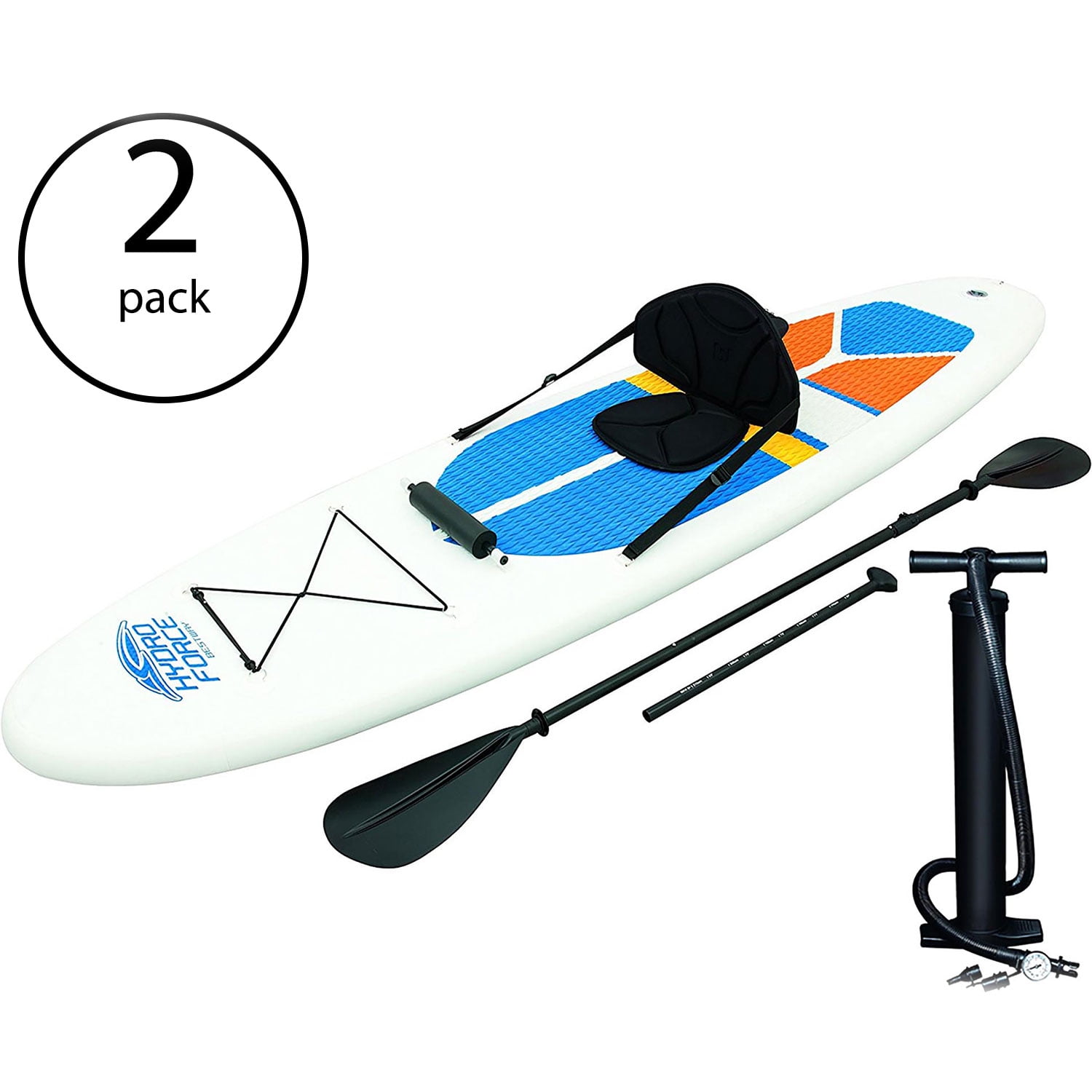 Bestway HydroForce White Cap Inflatable SUP Stand Up Paddle Board (2