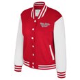 thumbnail image 2 of Women's Colosseum Scarlet Ohio State Buckeyes French Baguette Full Snap Fleece Jacket, 2 of 3
