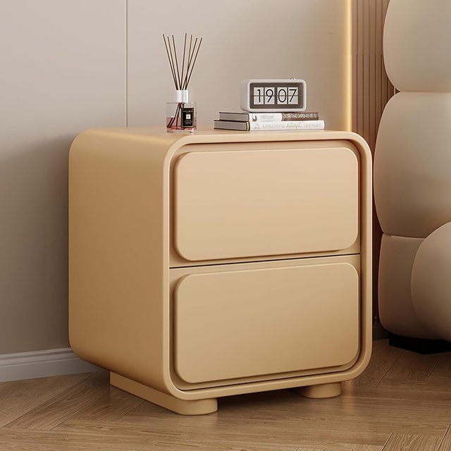 tables d'Appoint Rangement de Chambre, Table de Chevet avec 2 Tiroirs, Meuble de Chambre Table d'Appoint avec Rangement Ouvert, Armoire de Chevet pour Chambre pour la Maison, Accessoires de Chambre, Bureau et Résidence Universitaire