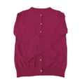 thumbnail image 6 of Womens Cropped Knit Cardigan Long Sleeve Button Up Top Breathable Fabric Sweater Jackets For Spring Fall Winter Outfits, 6 of 8