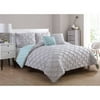 VCNY Home Ziva Pinch Pleat Reversible Bedding Comforter Set, Multiple Colors