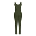 thumbnail image 6 of UAMVSH Womens Running Workout Athletic Rompers Hiking Outfits Gym Overall Jumpsuits with Pockets, 6 of 7