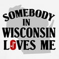 thumbnail image 3 of CafePress - Somebody In Wisconsin Ringer T - 100% Cotton Ringed T-Shirt, 3 of 4