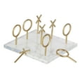 thumbnail image 6 of CosmoLiving by Cosmopolitan 8" x 5" Gold Metal Tic Tac Toe Stick Game Set with Acrylic Base, 1-Piece, 6 of 13