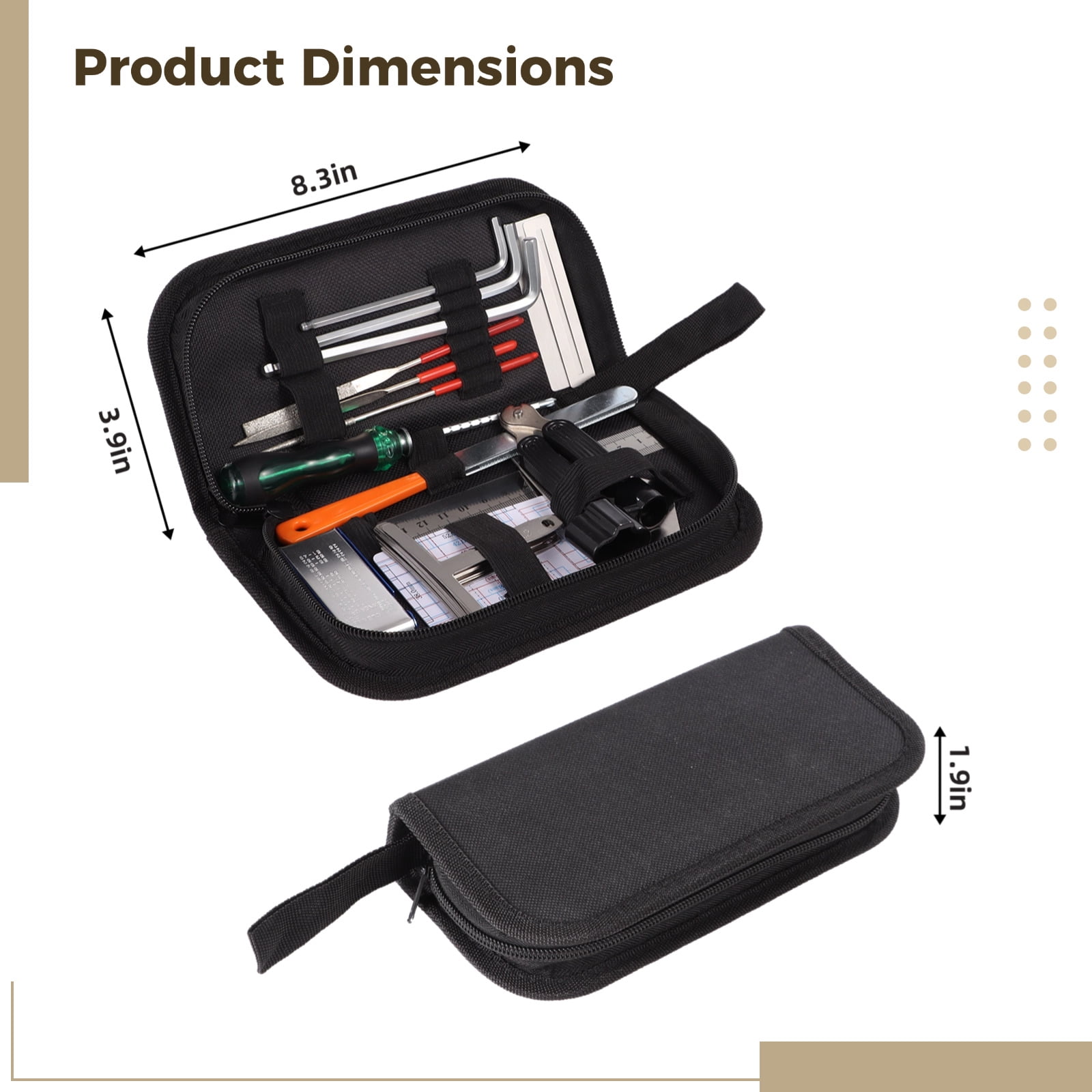 25PCS Guitar Repair Tools, Guitar Maintenance Kit, Electric Guitar Repairing Tools, String Instrument Set up Adjustment Kit, Luthier Tools for Guitar Ukulele Bass Banjo, Guitar Enthusiast Gift