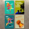 thumbnail image 3 of Placa Metal Vintage Con Lenguaje Deportivo Arte Pintura Hierro Rectangular 20x30cm 4 Uds., 3 of 9