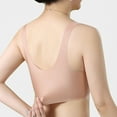 thumbnail image 3 of ylioge L-4X Plus Size Bras for Women Front Closure No Underwire Push Up Bralettes Lightweight Back-Smoothing Breathable Sleeping Underwear Bra, 3 of 3