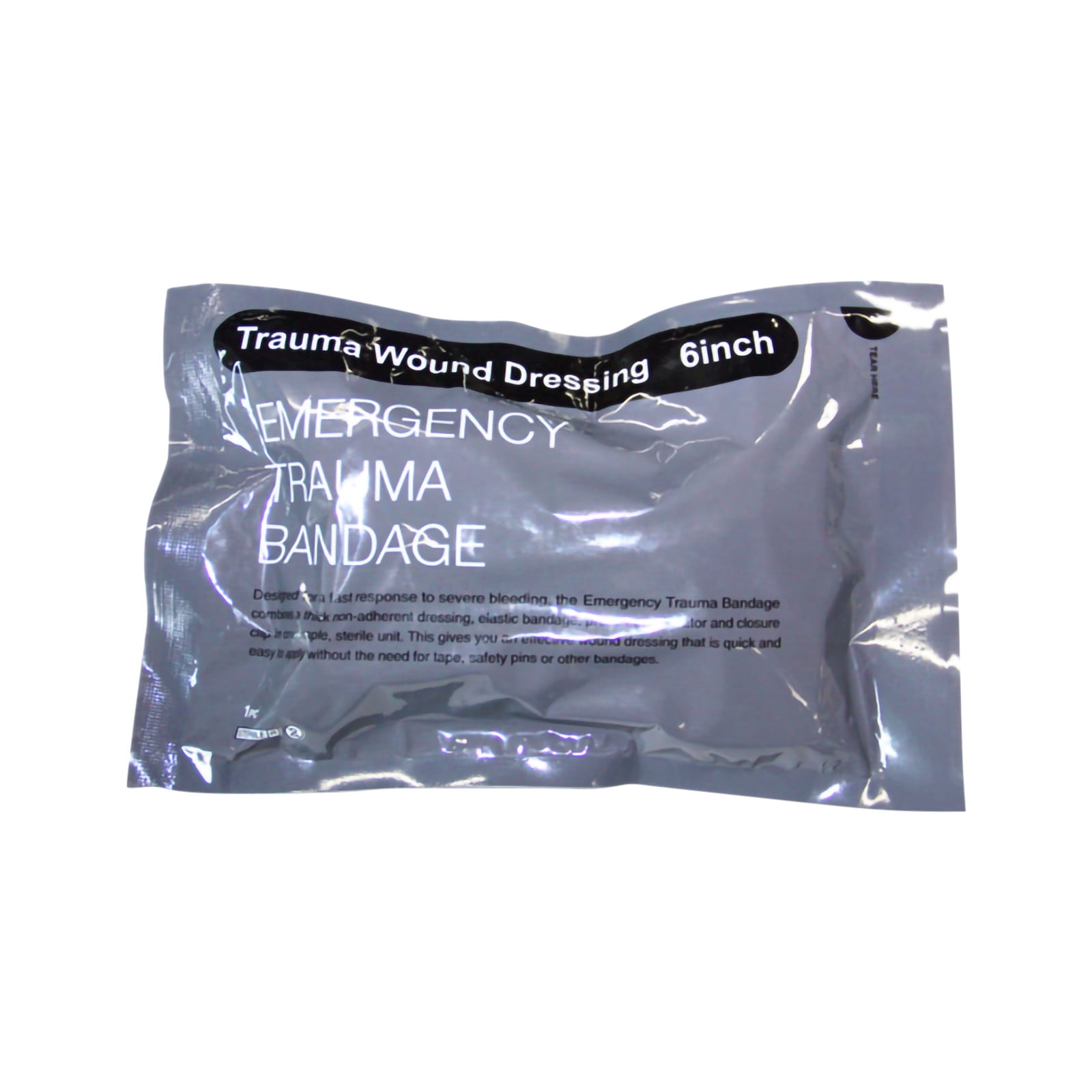 Pansement Hémostatique d'Urgence 6 Pouces pour Premiers Soins