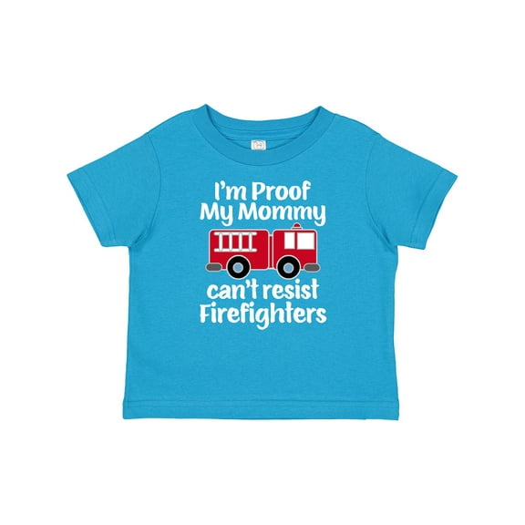 Inktastic Firefighter Daddy Baby Fireman Boys or Girls Baby T-Shirt