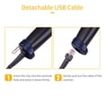 thumbnail image 2 of Yeacher Barcode Scanner USB Wired Manual Trigger Auto Continuous Scan 1D Reader, 2 of 8