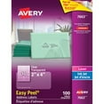 thumbnail image 1 of Avery Rectangle Clear Labels with Easy Peel, 2" x 4", for Laser/Inkjet Printers, 1 of 4