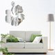 thumbnail image 2 of Mirror Wall Sticker Flower Acrylic for Decor Silver Nordic Style, 2 of 3