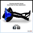 thumbnail image 3 of Dolfino Pro Theos Adult Dive Swim Mask - Blue, 3 of 5