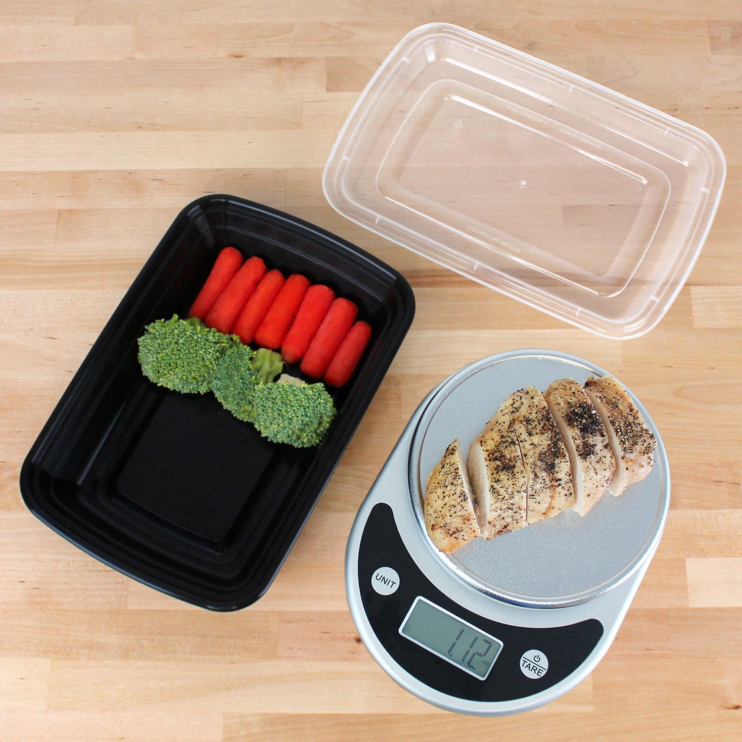 Buy Freshware Meal Prep Containers [25 Pack] 3 Compartment with Lids, Food  Storage Containers, Bento Box, BPA Free, Stackable,  Microwave/Dishwasher/Freezer Safe (24 oz) Online at desertcartINDIA