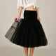 thumbnail image 4 of EeaseMX Falda tutú retro sin aros para mujer, color negro, para cosplay, baile, boda, talla XL, 4 of 7