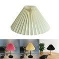 thumbnail image 4 of Japanese Style Pleated Lampshade E27 Ceiling Light Shade Standing for Living Room   Beige, 4 of 8