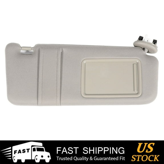 cciyu Beige Windshield Sun Visor Mirror Right Passenger Side Replacement fit for 2006 2007 2008 2009 2010 2011 for Toyota Camry Automobile Sun Visor Assembly