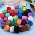 thumbnail image 4 of 24 piezas de hilo de lana decorativo para fieltrar con aguja, suministros portátiles para bricolaje, 4 of 6
