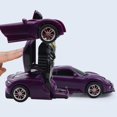 thumbnail image 4 of Modelo de Robot deformador, coche de carreras deslizante, Mini coche de juguete de fricción alimentado por empuje y Go, Robot de juguete, regalo de coche de dibujos animados para niños, 4 of 4