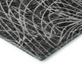 thumbnail image 4 of Addison Rugs Mayfield Washable Transitional Whimsical Flowy Lines Charcoal Rectangle Rug, 2'6" x 3'10", 4 of 5